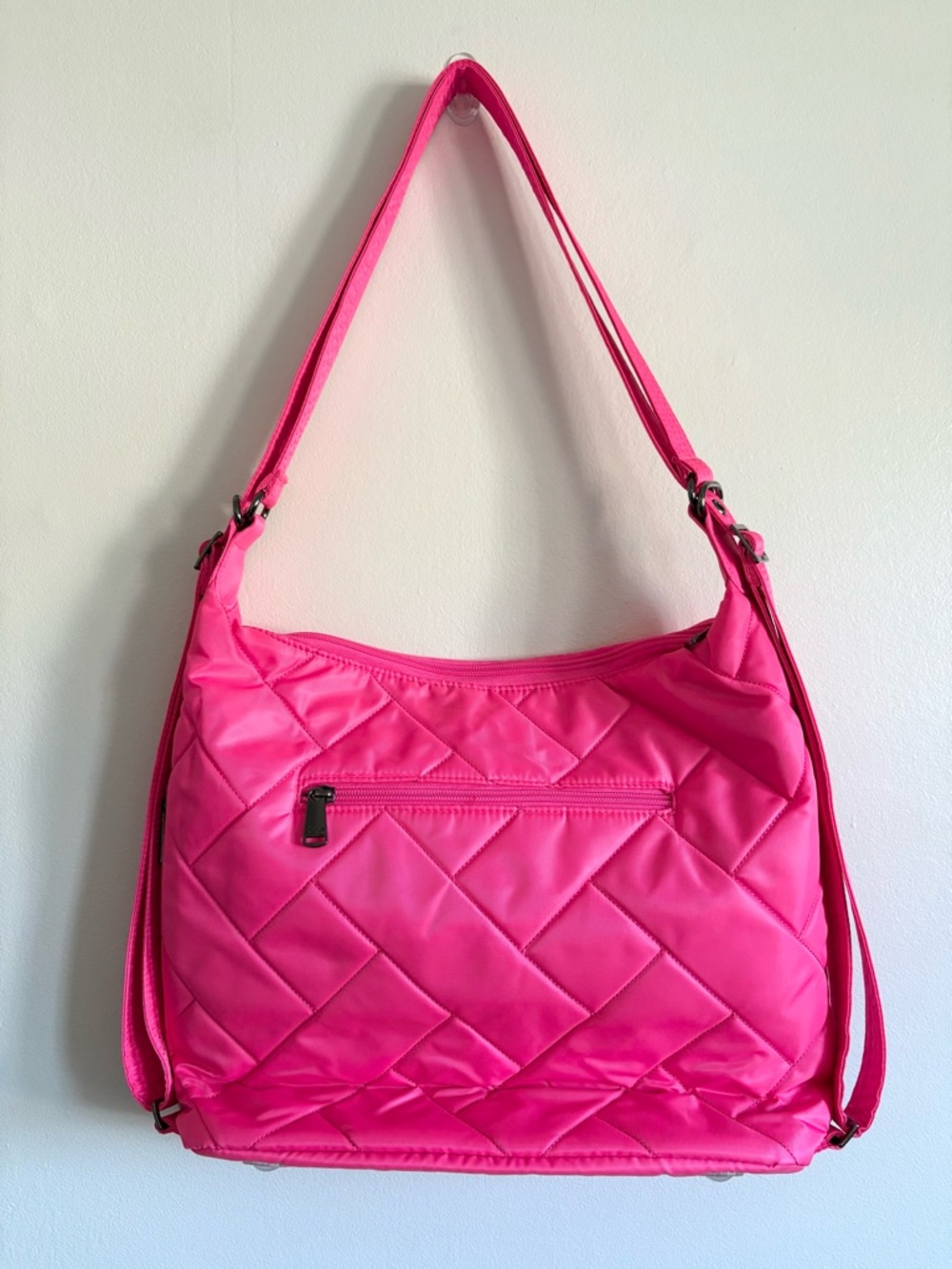 Lug Zipliner Convertible Hobo Bag in Pink - Picture 4 of 6